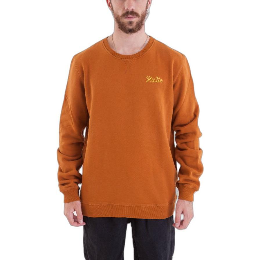 Kulte, Herren, Pullover, weathirt corpo cript, Orange, (S)
