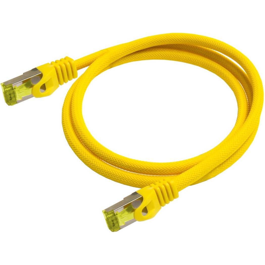 Thumbnail - Python Series RJ45 Patchkabel mitCat.7 Rohkabel, Rastnasenschutz (RNS) und Nylongeflecht, S/FTP, PiMF, h (S/FTP, CAT7, ...