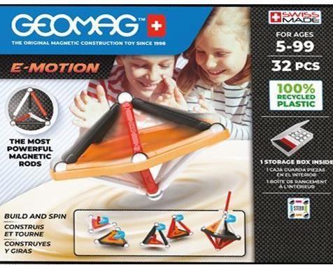 Actual product image Geomag E-motion Build your Spinner - 32-delig