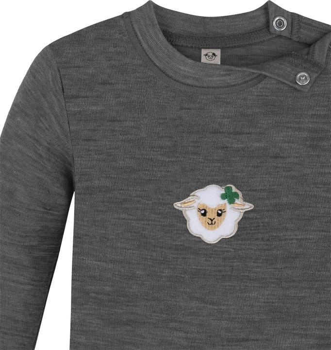 Produktbild Normani 3er Pack Baby Merino Longsleeve „Taupo" - 9467 (68)