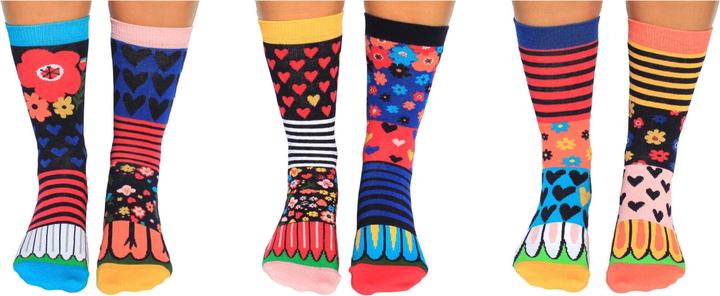 Actual product image United Oddsocks Flower Box (pack of 3, 37 - 42)