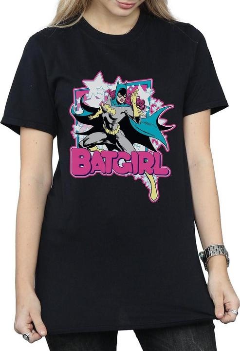 Image du produit Batman Femmes/Ladies Leap Batgirl Cotton Boyfriend T-Shirt (XXL)