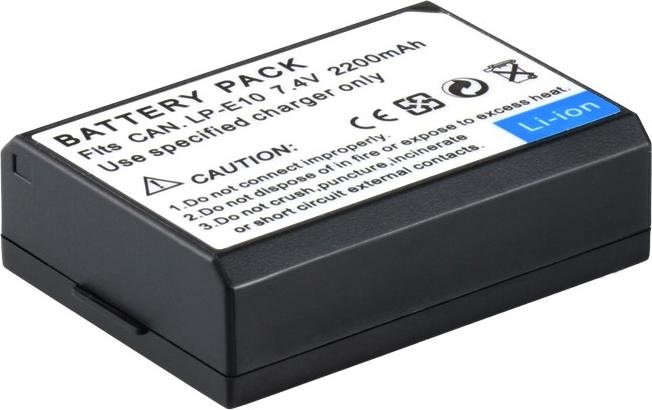 Actual product image Acconic Battery f. Canon LP-E10 EOS 1200D EOS1100D EOS-1100D T3 X50