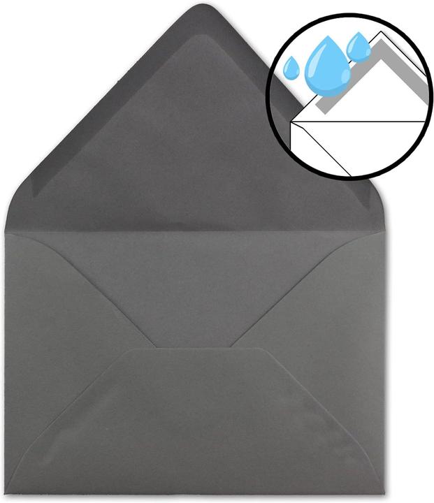 Immagine prodotto Neuser Papier 50 Stück FarbenFroh Briefumschläge C5, Nassklebend (50x)