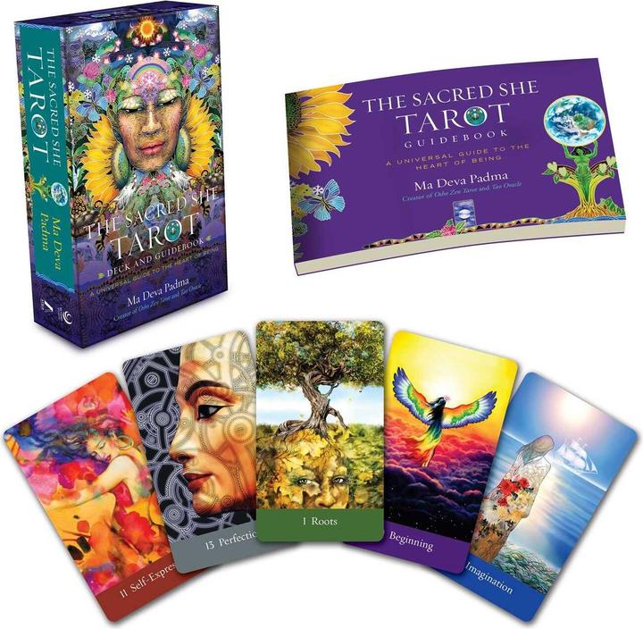 Produktbild The Sacred She Tarot Deck and Guidebook (Englisch, Ma Deva Padma, 2023)