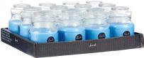 Acorde bougie couvercle en verre lin propre 28h (1 pcs)