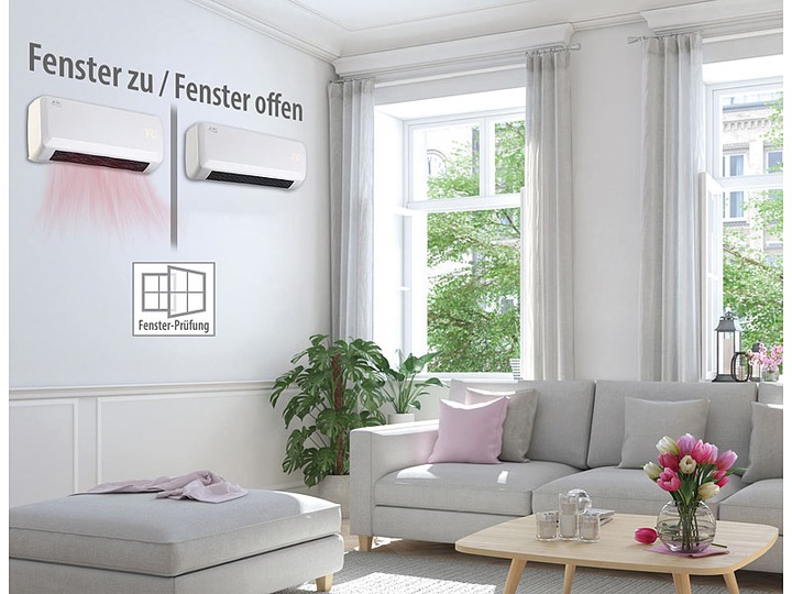 Actual product image Sichler Compact wall fan heater (2000 W)