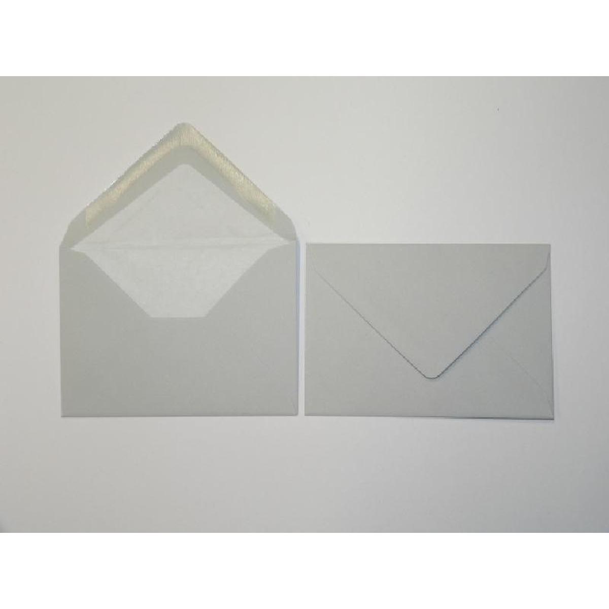 Thumbnail - Blanke, Briefumschlag, Briefumschläge 125x176mm (DIN B6) 100g/qm gummiert VE=100 Stück eisgrau (100 x)