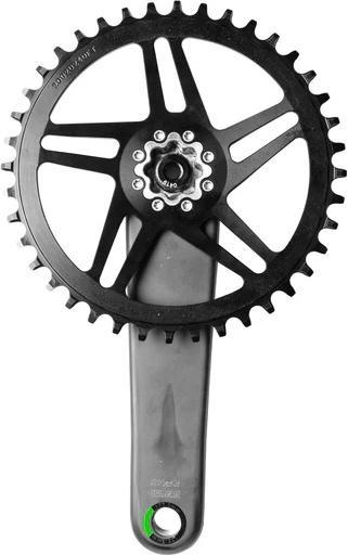Productafbeelding Wolf Tooth PowerTrac Elliptical SRAM 8-Bolt Direct Mount kettingblad, 42 t, zwart (42)