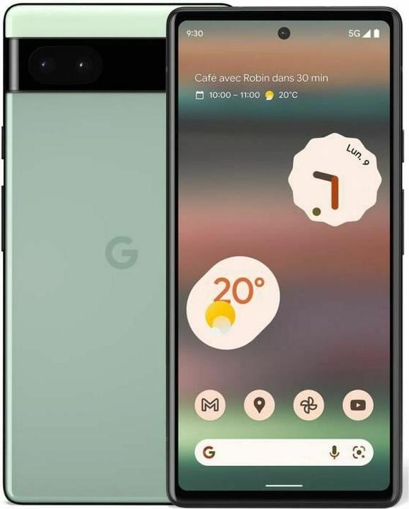 Immagine prodotto Google Pixel 6a (128 GB, Verde salvia, 6.10", SIM + eSIM, 5G)