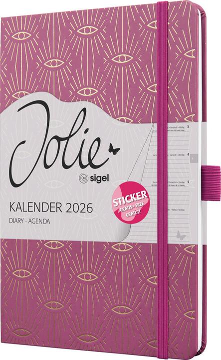 Produktbild Sigel Taschenagenda JOLIE Motiv