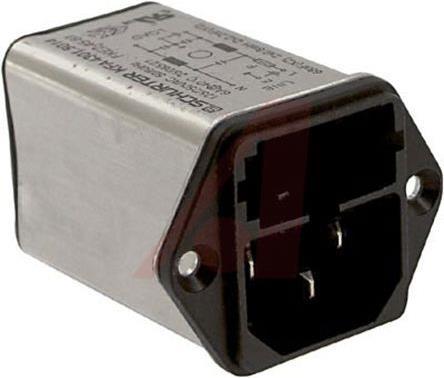 Produktbild Schurter Power Entry Module x1, 125/250V AC 6A