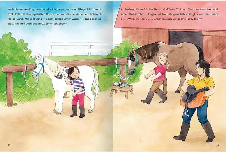 Produktbild Mit Stickern Lesen lernen – Ferien auf dem Reiterhof