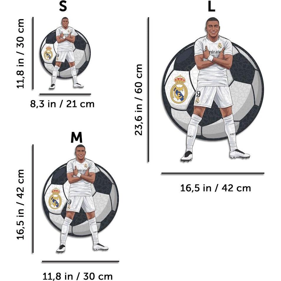 Thumbnail - Iconic FC Manchester United - Logo - Holz Puzzle Grösse M (270 Teile) (270 Teile)