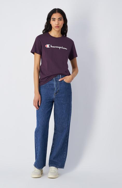 Actual product image Champion Koszulka damska SS Tee fioletowa 117534 VS503 M (M)