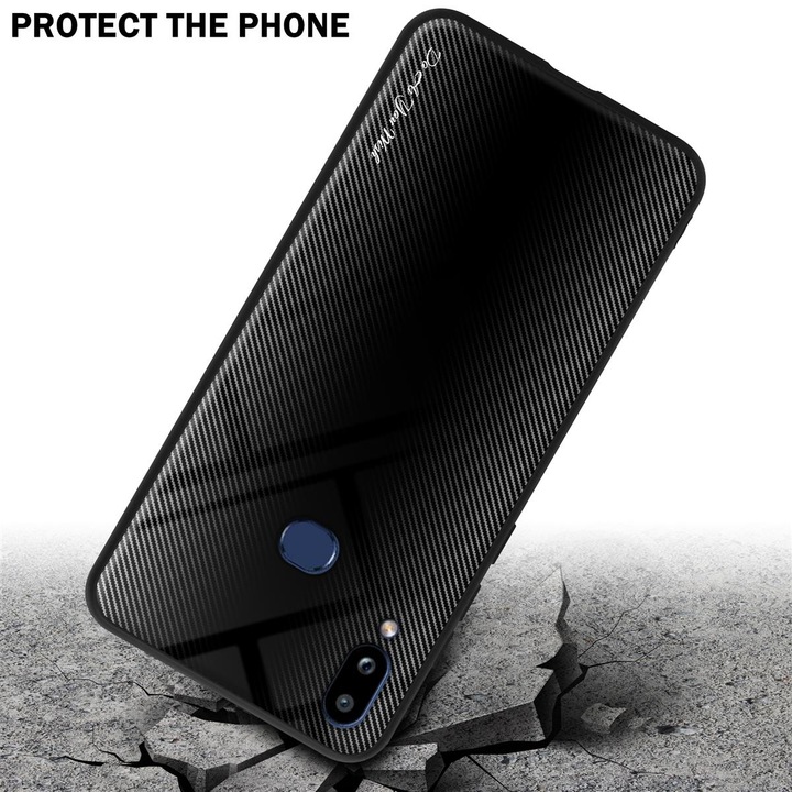 Productafbeelding Cadorabo TPU gestreepte glasplaat (Samsung Galaxy A10s, Samsung Galaxy M01s)