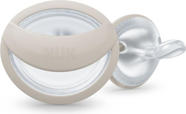 Actual product image NUK Dummy Pacifier 2-pack MommyFeel - Silicone 0-9 M - Jeans (2 x, from birth)