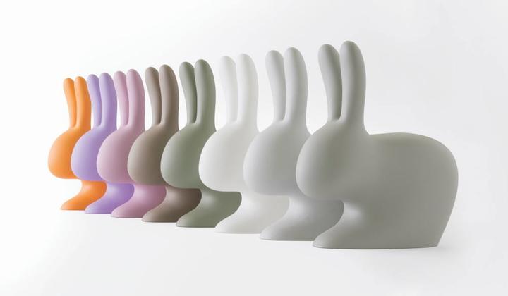 Immagine prodotto Qeeboo Sedia per bambini Rabbit White (Poltrona per bambini)