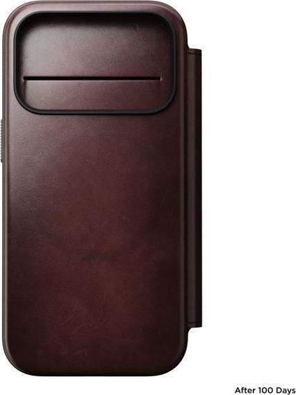 Actual product image Nomad Modern Leather Folio - Lederhülle für iPhone Pro, Horween-Leder (Apple iPhone 17 Pro)