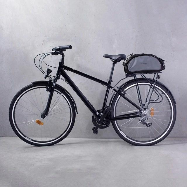 Produktbild Wozinsky bike carrier bag with shoulder strap 13l black (WBB1BK) (13 l, Gepäckträgertasche)