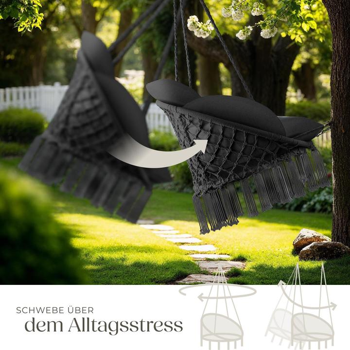 Immagine prodotto tectake Poltrona sospesa Samira (150 kg)