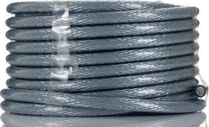 Actual product image Rs Pro SY control cable, 3-core x 2.5 mm² transparent / 25A, 10m, steel braid, galvanised (10 m)
