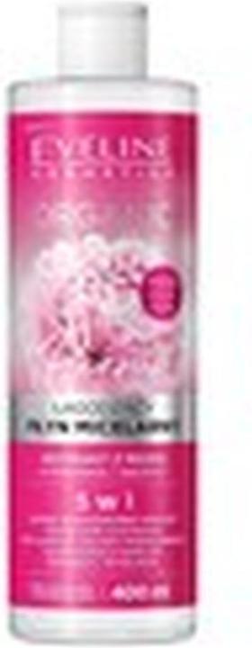 Actual product image Eveline Organic soothing micellar liquid for sensitive and hypersensitive skin Peoni extract 400ml (Face toner, 400 ml)