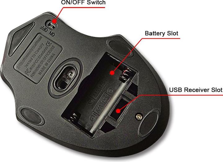 Actual product image JTI iMice E-1800 wireless gaming mouse (Wireless)