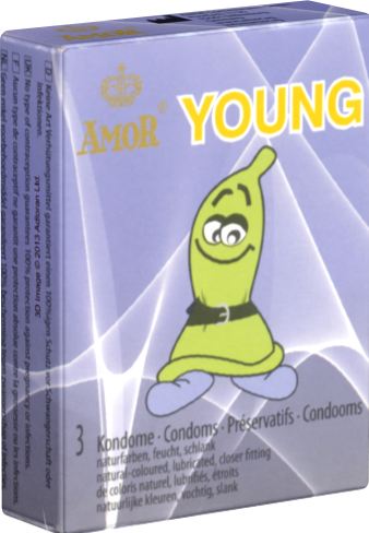 Immagine prodotto Amor Preservativi giovanili "Young" 3 per il pene sottile (3 pz.)