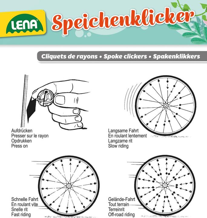 Productafbeelding Lena Spaakklikker kralen, blisterverpakking