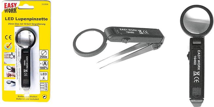 Immagine prodotto Easy Work Pinzetta d'ingrandimento a LED