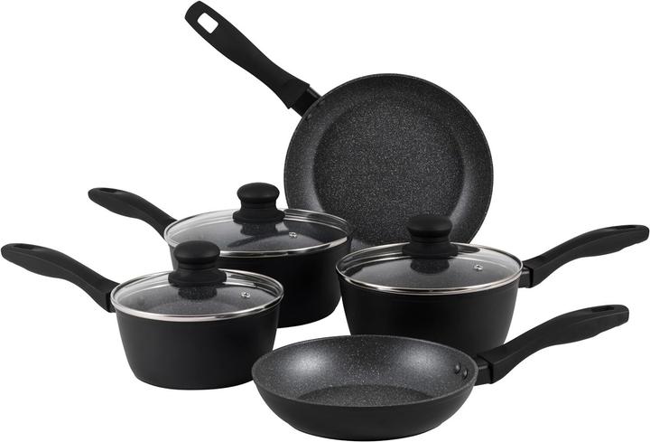 Image du produit Russell Hobbs RH02814EU7 Marbre métallique 5pcs pan set (Casserole, Ensemble de casseroles et de poêles de cuisson, Poêle à frire, Aluminium)