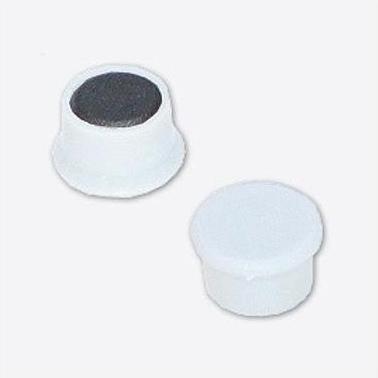 Produktbild Alco Magnet 13 x 7 mm (Ø x H) 13mm 0,1kg weiss 10 St./Pack. (10 x)