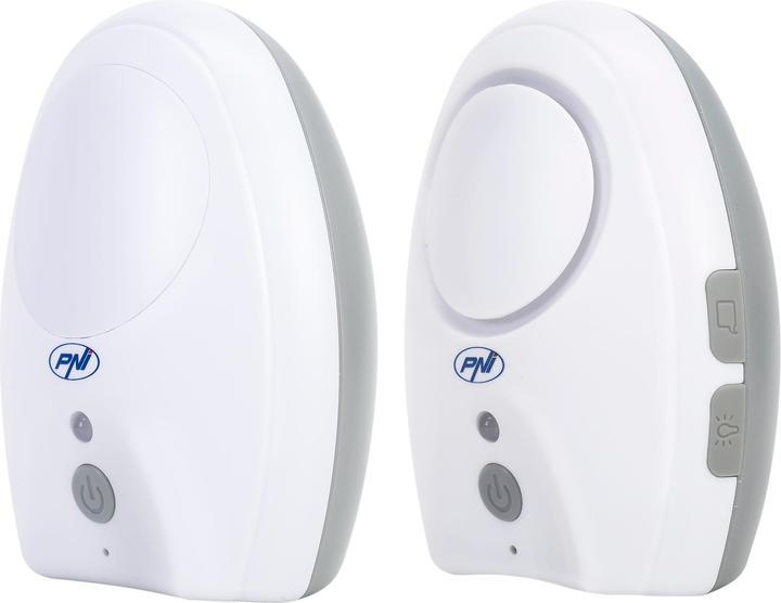 Productafbeelding PNI Audio-babyfoon B5500 PRO draadloos, intercom, met nachtlampje, vox en pagerfunctie (Babyfoon Audio, 100 m)
