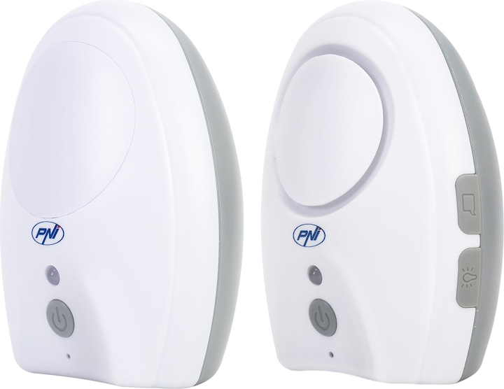 Productafbeelding PNI Audio-babyfoon B5500 PRO draadloos, intercom, met nachtlampje, vox en pagerfunctie (Babyfoon Audio, 100 m)