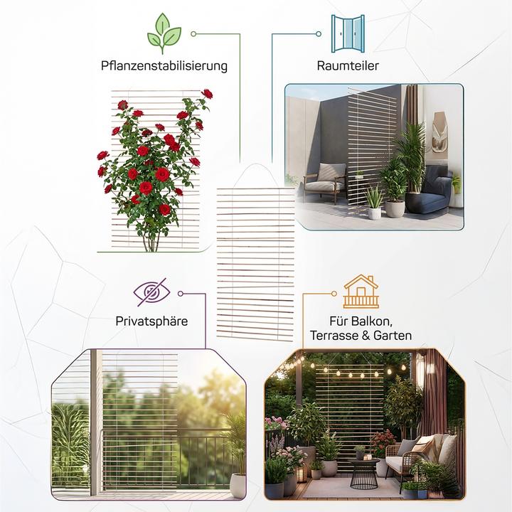 Produktbild Relaxdays Wandspalier (1 cm, 100 cm)