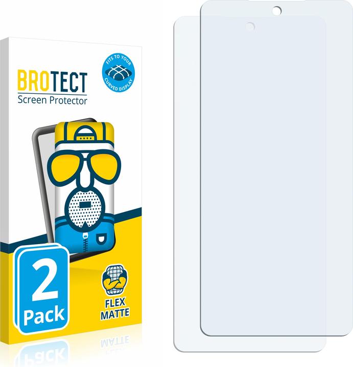 Produktbild BROTECT Full-Cover Displayschutz Matt (2 Stück, LG F70)
