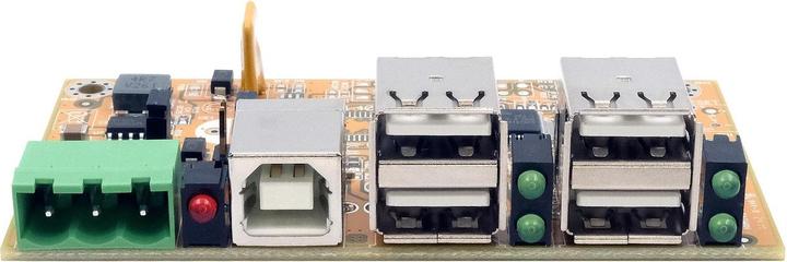Immagine prodotto Exsys Scheda hub USB 2.0 industriale a 4 porte (USB-B, 4 porte)