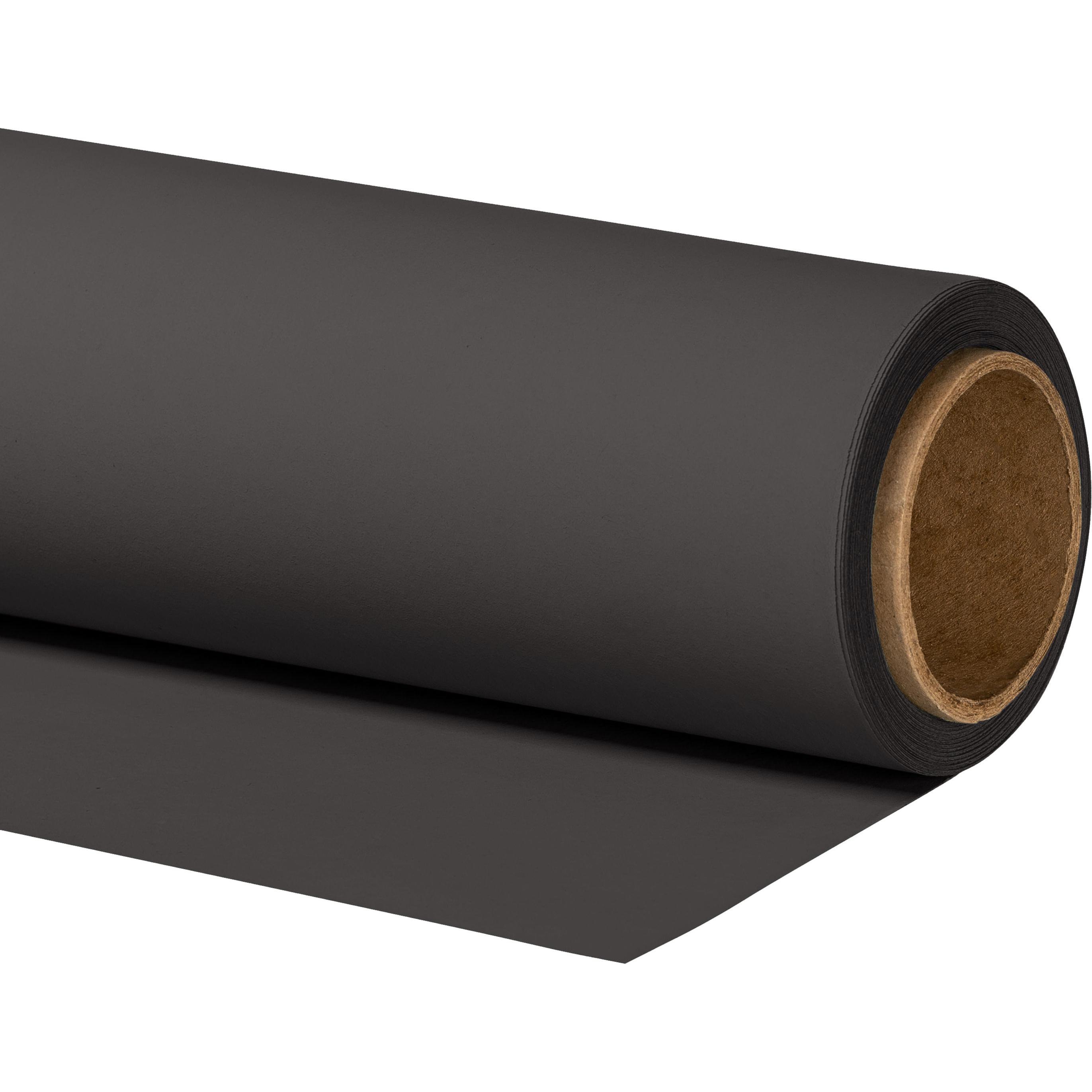 Walimex pro Hintergrundkarton 2,72x10m, carbon grey (272 cm), Hintergrundsystem, Grau
