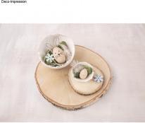 Actual product image Rayher Birch slice, 25-28cm ø