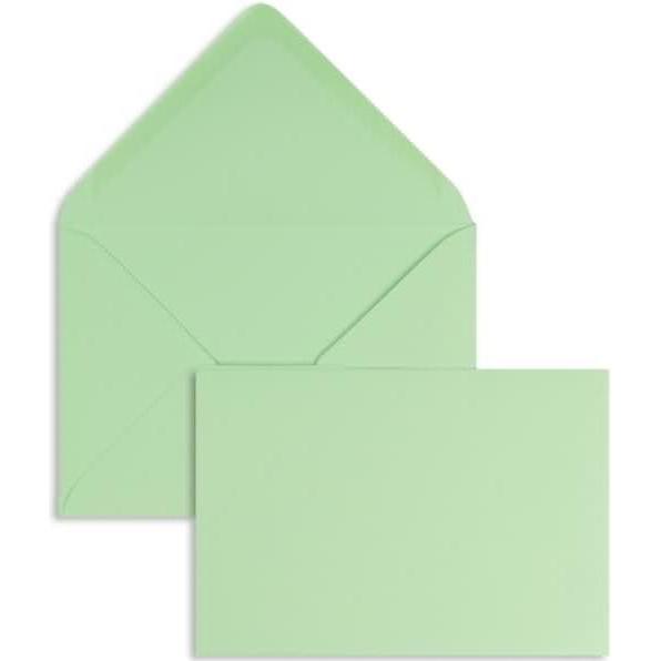 Blanke, Briefumschlag, Briefumschläge 90x140mm 120g/qm gummiert VE=100 Stück pistazie (100 x)