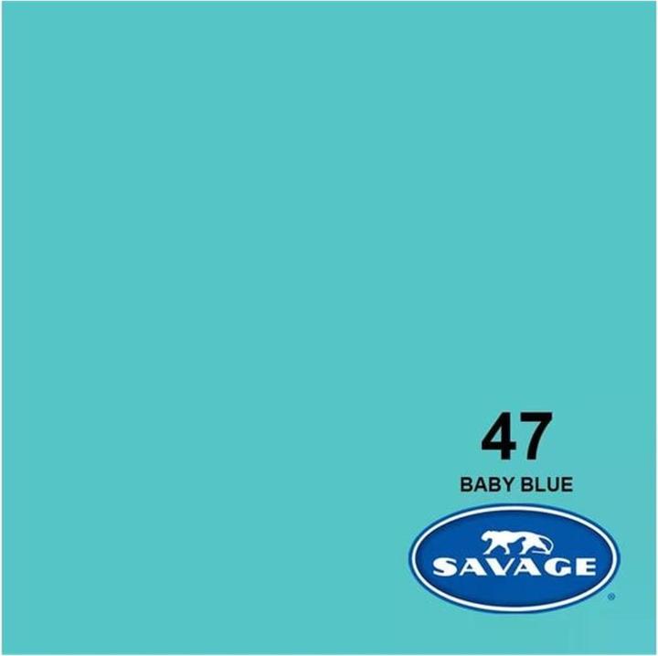 Image du produit Savage Fond papier 1.35 x 11 m Baby Blue (135 cm, 1100 cm)