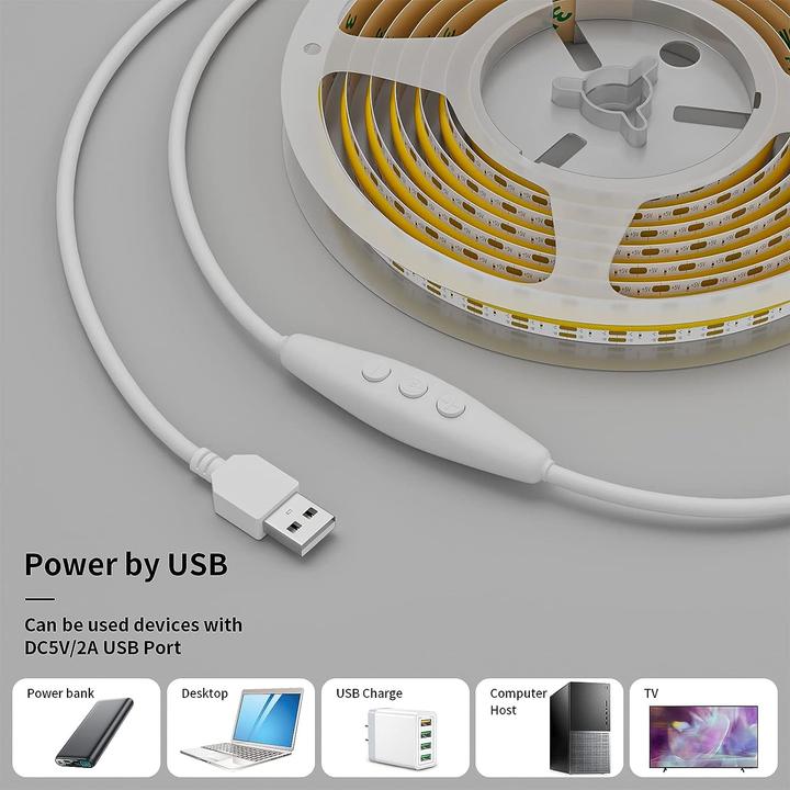 Actual product image Lumina Swiss COB LED Strip (Cold White, Neutral White, Warm white, 200 cm, Indoor)
