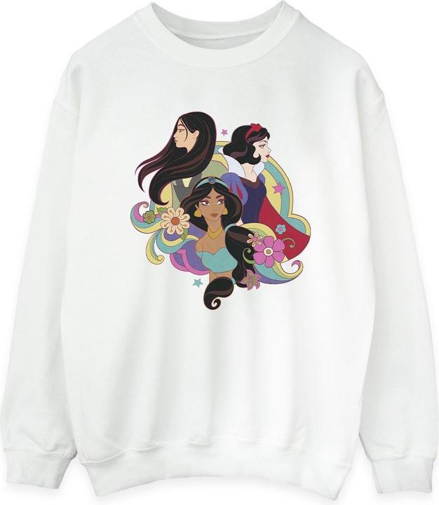 Actual product image Disney Womens/Ladies Princess Mulan Jasmine Snow White Sweatshirt (XL)