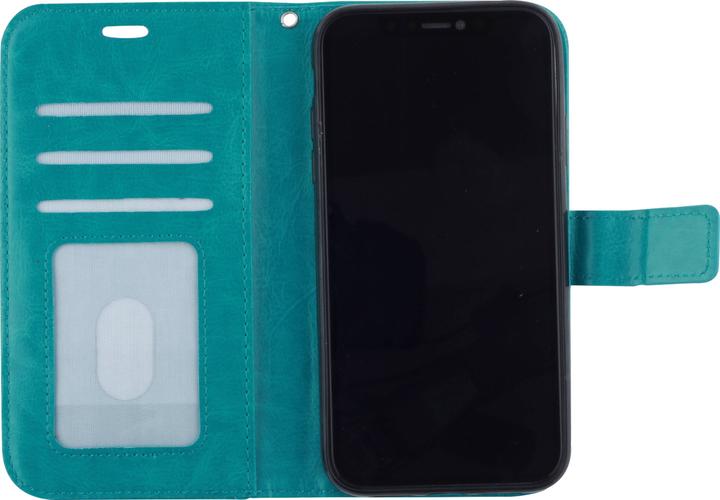 Produktbild PhoneLook Hülle Premium Flip Türkis (Apple iPhone 12, Realme 12 Pro+)