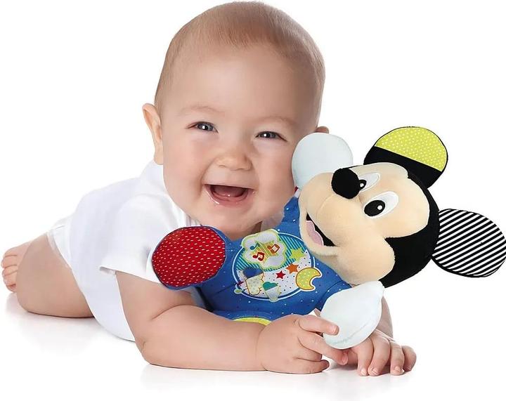 Actual product image Clementoni Mickey Mouse soft toy with music and light (28 cm)