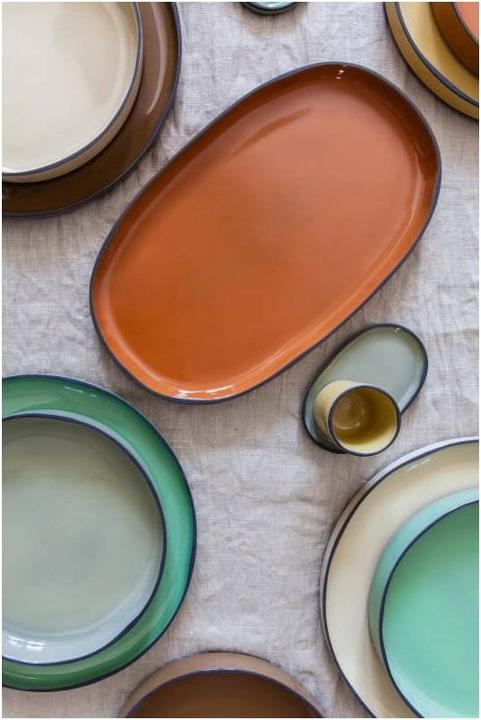 Immagine prodotto Revol Piatto da portata Caractère, ovale, 35,5x21,8x2,5cm, cannella