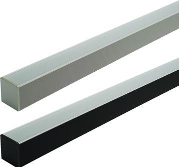 Produktbild L&S LED Anbauprofil Mec Ice mit Lichtblende
