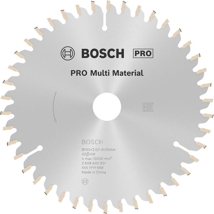Actual product image Bosch Professional Zubehör PRO Multi Material circular saw blade, 150 x 2 x 20 mm