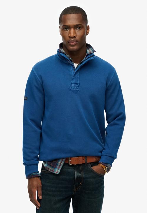 Image du produit Superdry Sweatshirt Demi-Zip Piqué Classique en Coton (L)